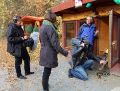 Das ZDF filmt im Familienpark Sottrum